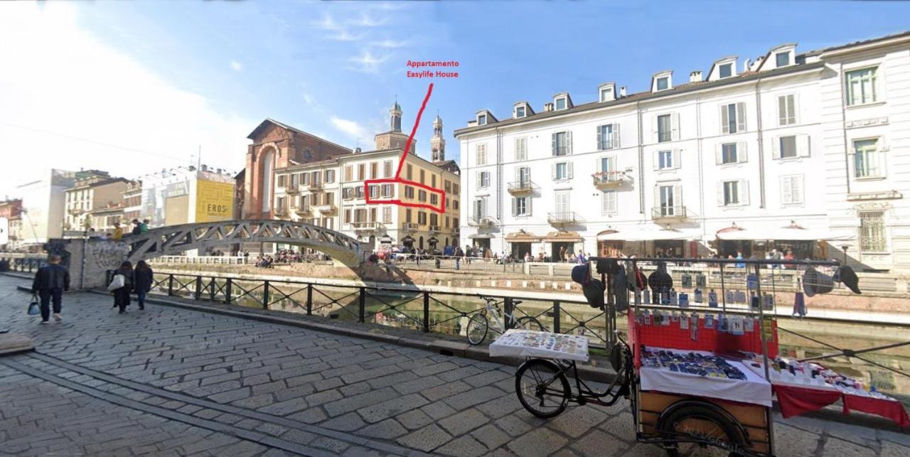 Easylife - Splendido Appartamento Con Vista Sul Naviglio Grande Милан Экстерьер фото